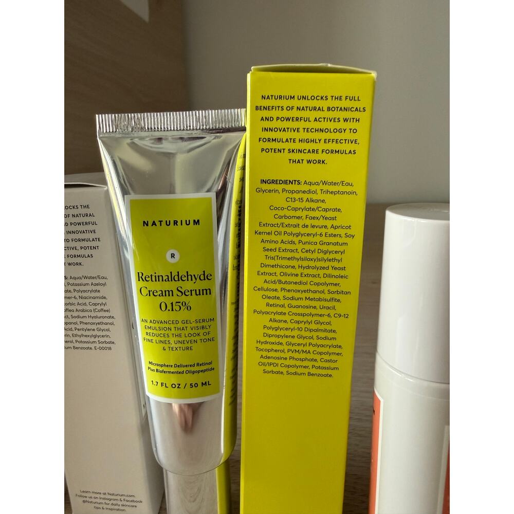 $54 New Naturium Skincare Bundle Retinaldehyde, 10% Vitamin C - Picture 9 of 9